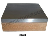 Bench Block Steel Fixed On Wood