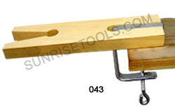 Bench Pin With V-Slot And Clamp