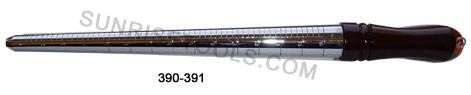 Gauge Ring Stick Grooved/Ungrooved With Wooden Handle