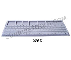 Plastic Four Row Straight Board