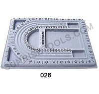 Plastic Bead Board In Gray Color Flocking