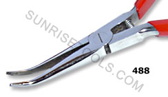 Plier Bent Chain Nose With Spring