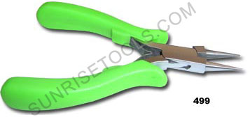 Plier Round Nose With Comfort Grip