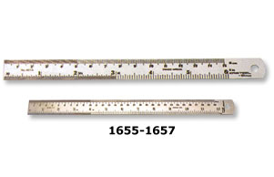 Steel Ruler And Conversion Table On Back Side