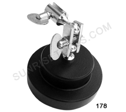 Third Hand Base, Round With Rubber Base