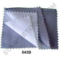Treated Jewelers Polishing Cloth Grey/White