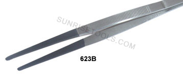 Tweezer Thin PVC Coated Black