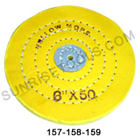 Yellow Muslin Buffs Stitched